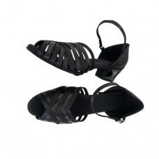 ANGIE BLACK -  BLOCK HEEL